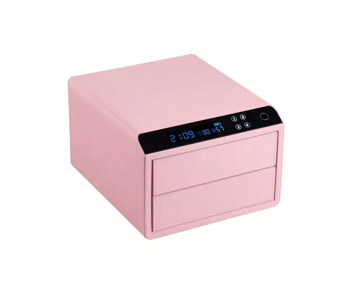 Chronoguard Switzerland Schubladensafe 2 mit Fingerprint pink