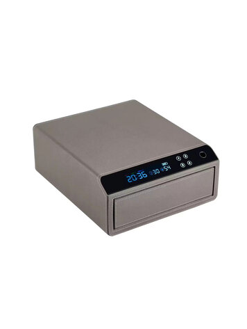 Chronoguard Switzerland Schubladensafe 1 mit Fingerprint Grau