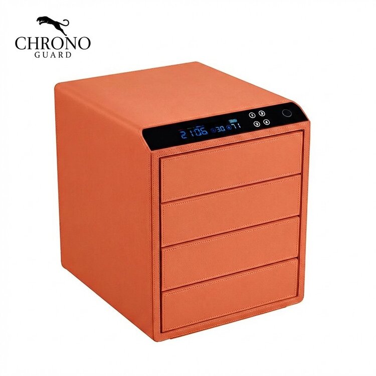 Chronoguard Switzerland Schubladensafe 4 mit Fingerprint Hermes