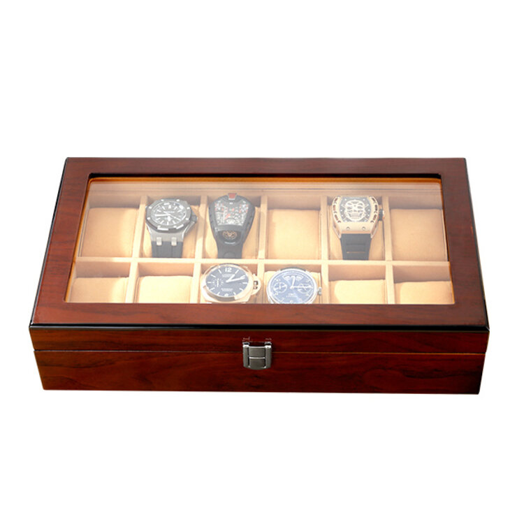 Chronoguard Uhrenbeweger Positano Luxus  Uhrenbox für 12 Uhren Handmade