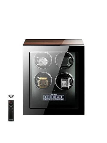 Chronoguard Uhrenbeweger Premium Uhrenbeweger für 4 Automatikuhren mit Touchscreen