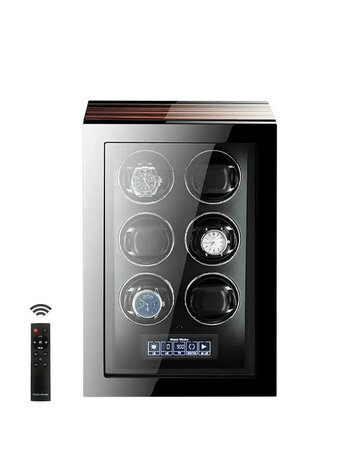 Chronoguard Uhrenbeweger Premium Automatik 6 Uhrenbeweger mit Touchscreen