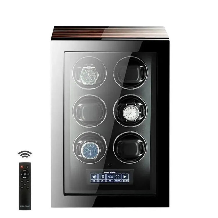 Chronoguard Uhrenbeweger Premium Automatik 6 Uhrenbeweger mit Touchscreen