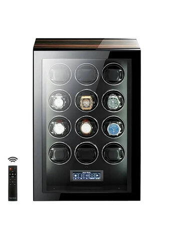Chronoguard Uhrenbeweger Premium Automatik 12 Uhrenbeweger mit Touchscreen