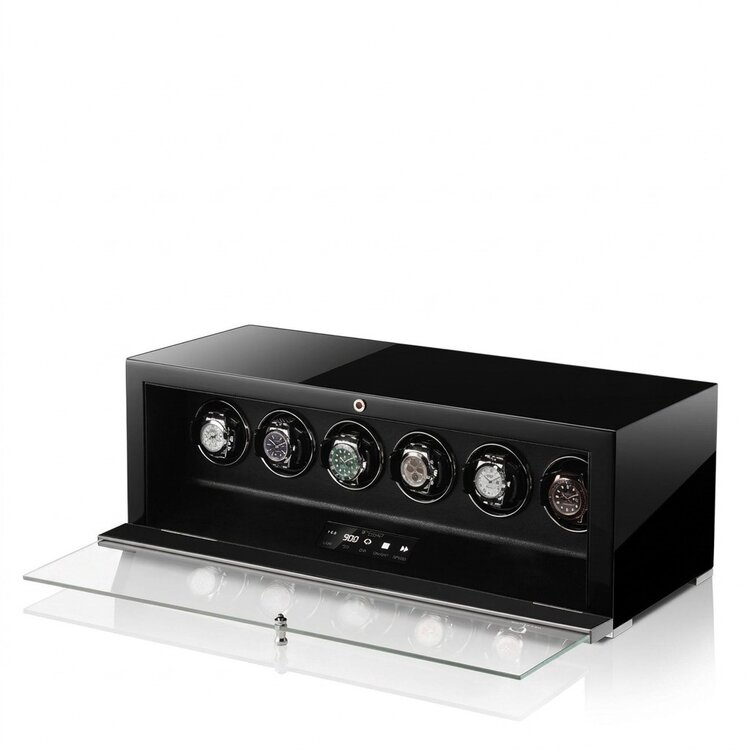 Modalo Uhrenbeweger CLASICO PREMIUM Uhrenbeweger 6 Uhren schwarz