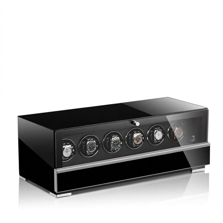 Modalo Uhrenbeweger CLASICO PREMIUM Uhrenbeweger 6 Uhren schwarz