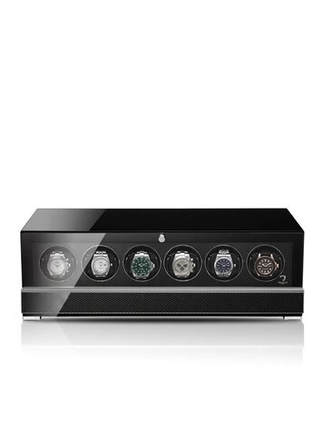 Modalo Uhrenbeweger CLASICO PREMIUM Uhrenbeweger 6 Uhren Carbon