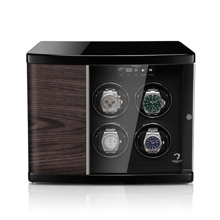 Modalo Uhrenbeweger TIMELESS Uhrenbeweger für 6 Uhren Makassar
