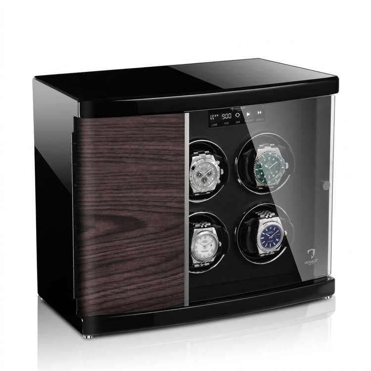 Modalo Uhrenbeweger TIMELESS Uhrenbeweger für 6 Uhren Makassar