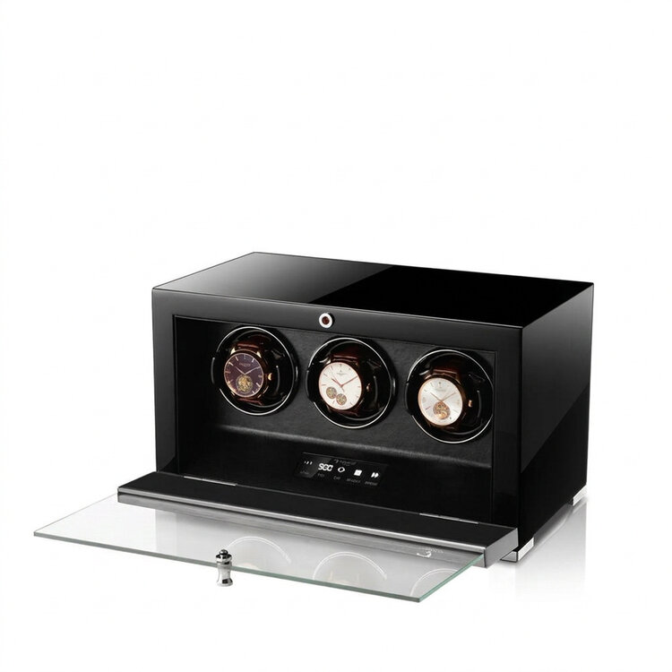 Modalo Uhrenbeweger  CLASICO PREMIUM Uhrenbeweger 3 Uhren schwarz