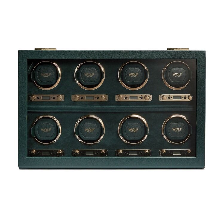 Wolf 1834  British Racing 8 Uhrenbeweger Green