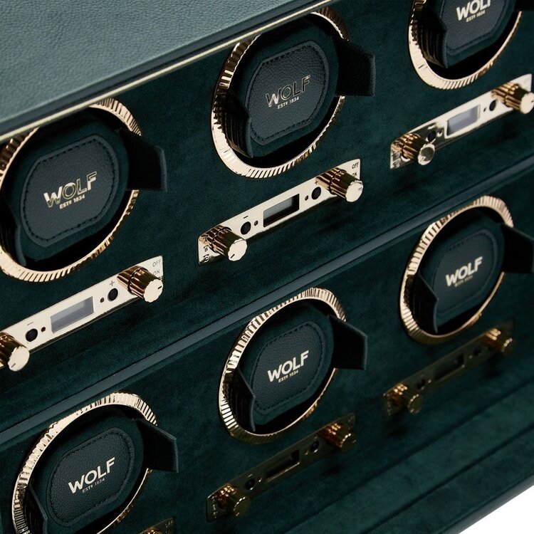 Wolf 1834  British Racing 8 Uhrenbeweger Green