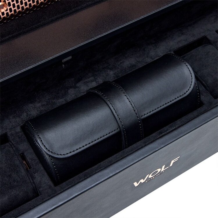 Wolf 1834  Axis 12 Piece Watch Winder Cabinet - Copper