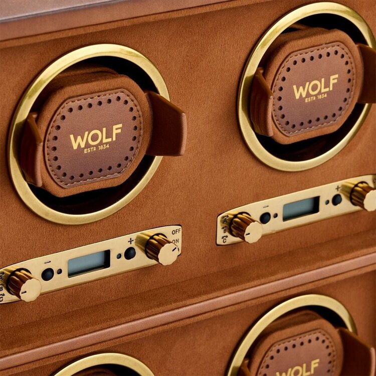 Wolf 1834  Brogue 4er-Uhrenbeweger