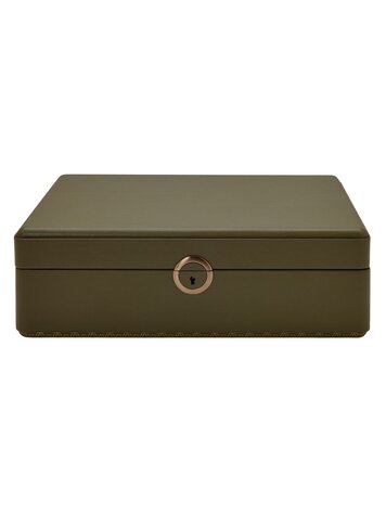 Wolf 1834 Earth 5er-Uhrenbox in Olivgrün