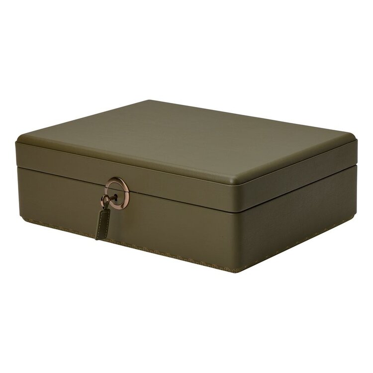 Wolf 1834  Earth 5er-Uhrenbox in Olivgrün