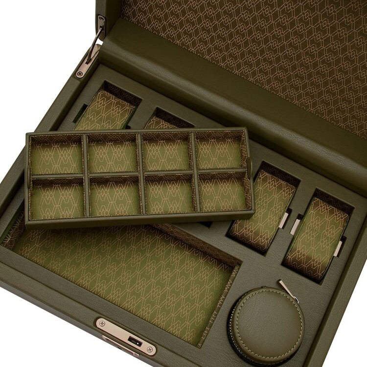 Wolf 1834  Earth 5er-Uhrenbox in Olivgrün