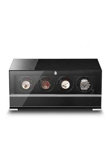 Modalo Uhrenbeweger CLASICO PREMIUM Uhrenbeweger 4 Uhren Hochglanz Hochglanz Carbon