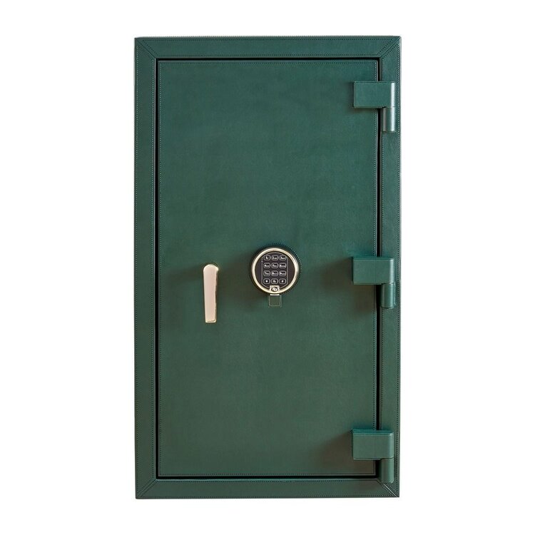 Wolf 1834  Athos 12 Piece Watch Winder und Jewellery Safe  Green