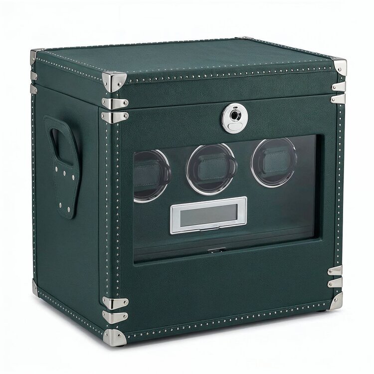 Chronoguard Uhrenbeweger Mississippi — Uhrenbeweger 3 Uhren | Fingerprint | Touchscreen | Racing Green