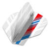Winmau Winmau Prism Delta Extra Thick White & Red-Blue Darts Flights