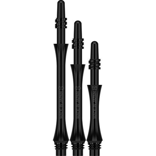 8 Flight 8 Slim Black Spin Dart Shafts