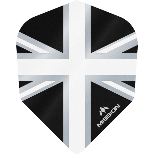 Mission Mission Alliance 100 Black & White NO6 Darts Flights