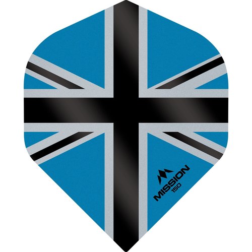 Mission Mission Alliance-X 150 Blue & Black NO2 Darts Flights