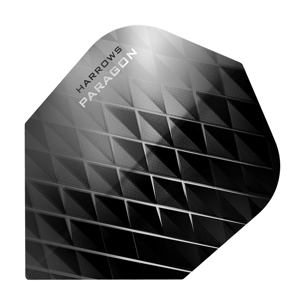 Harrows Paragon Black Darts Flights