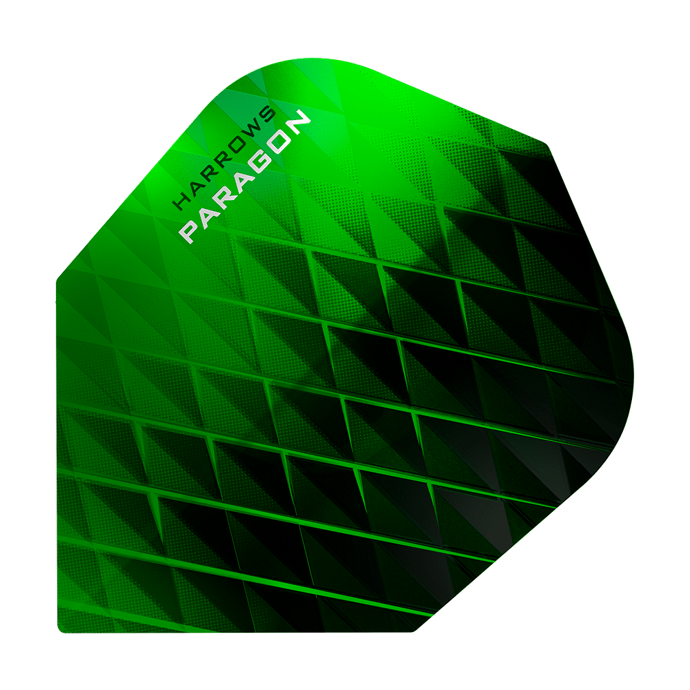 Harrows Paragon Green Darts Flights