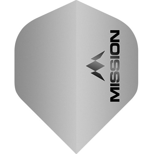 Mission Mission Logo Std NO2 Matte Grey Darts Flights