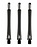 Target Grip Style Black Dart Shafts