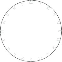 Metal Dartboard Number Ring