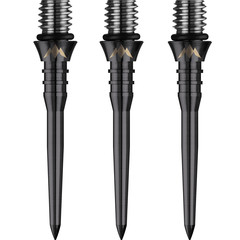 Mission Titan Pro Grooved Conversion Tips - Black