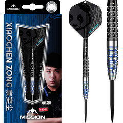 Mission Xiaochen Zong Black & Blue PVD 95% Steel Tip Darts