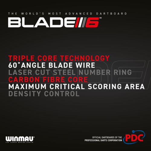 Winmau Winmau Blade 6 Triple Core PDC - Professional Dartboard