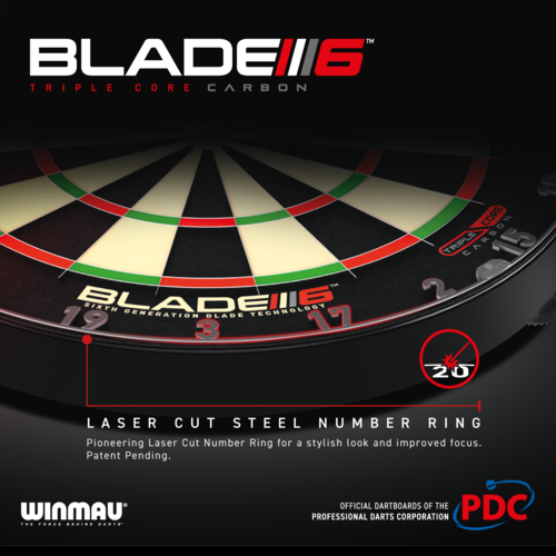 Winmau Winmau Blade 6 Triple Core PDC - Professional Dartboard
