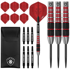 KOTO Kingbomb Black & Red 90% Steel Tip Darts