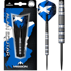 Mission Alan Soutar Blue & White 90% Steel Tip Darts