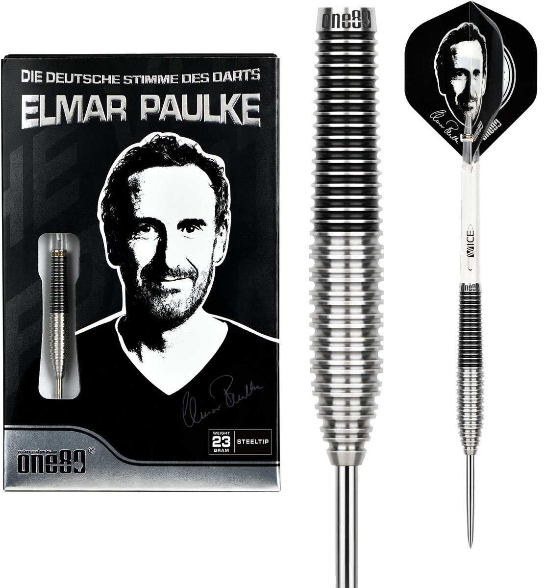 ONE80 Elmar Paulke 90 Signature Steel Tip Darts