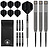 KOTO Zoom Black Electro 90% Steel Tip Darts