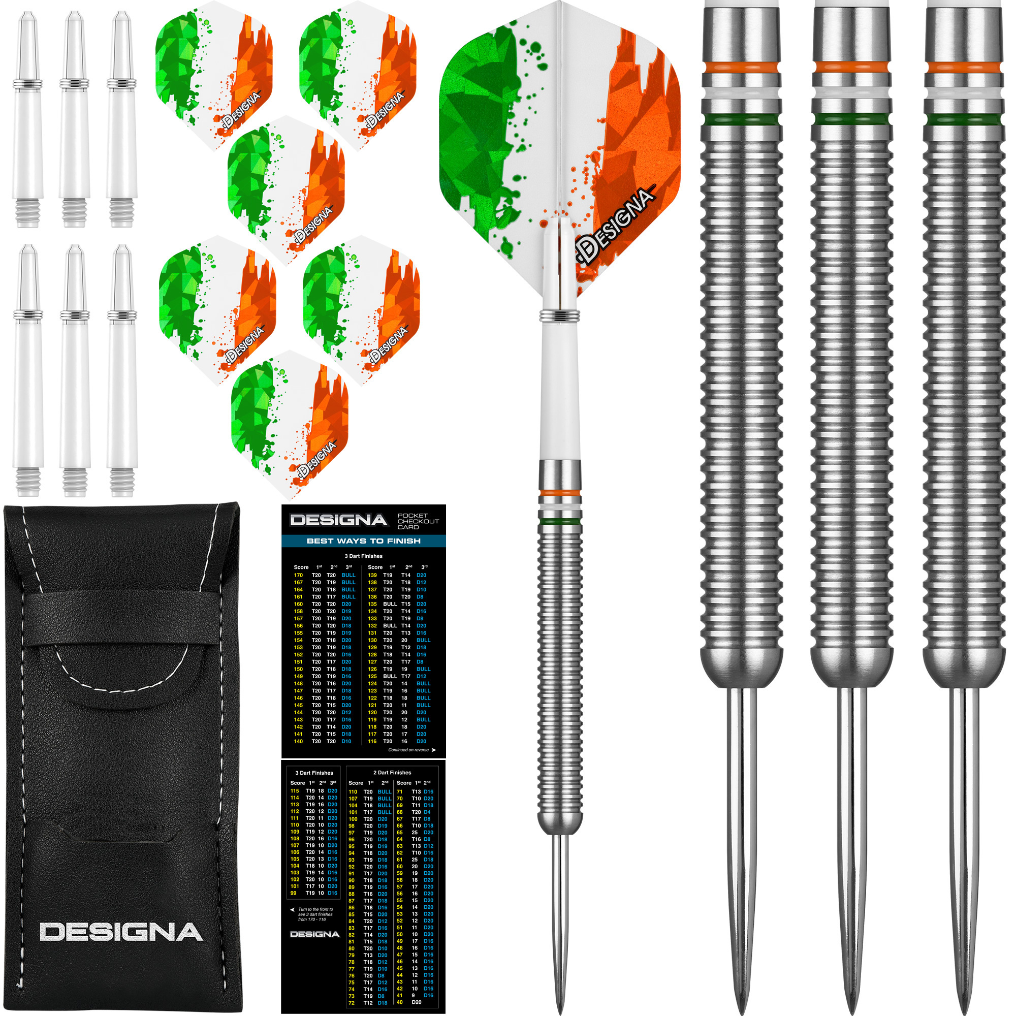 Patriot X Ireland 90 Steel Tip Darts