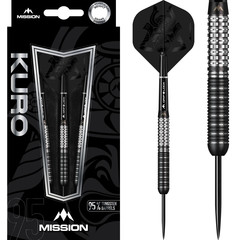 Mission Kuro Black M1 95% Steel Tip Darts