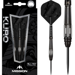 Mission Kuro Black M4 95% Steel Tip Darts