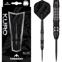 Mission Kuro Black M2 95% Steel Tip Darts