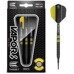 Target Vapor-8 Flight Black-Yellow 80% Soft Tip Darts