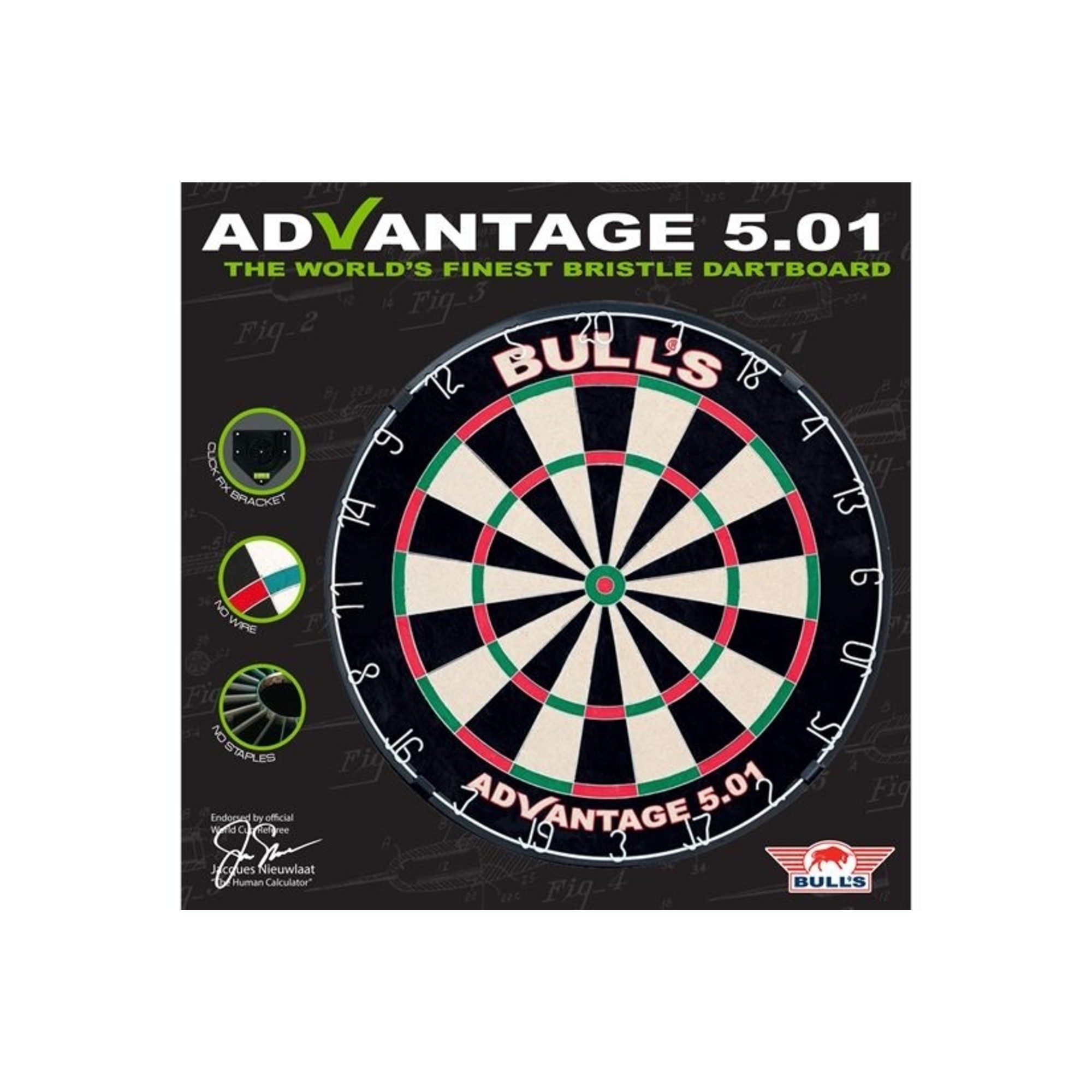 Bull's Bull's Advantage 5.01 - Professional  Dartboard