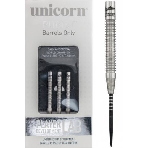 Unicorn Unicorn Purist Gary Anderson W.C. Phase 4 90% Steel Tip Darts