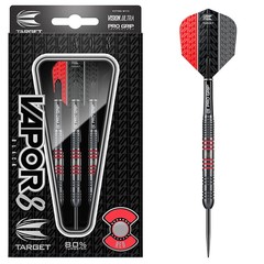 Target Vapor-8 Flight Black-Red 80% Steel Tip Darts