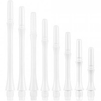 Cosmo Darts Fit Shaft Gear Slim - Clear White - Spinning